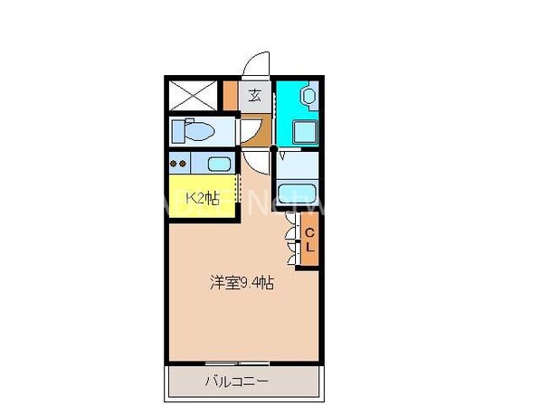 コーポエトワールの物件間取画像